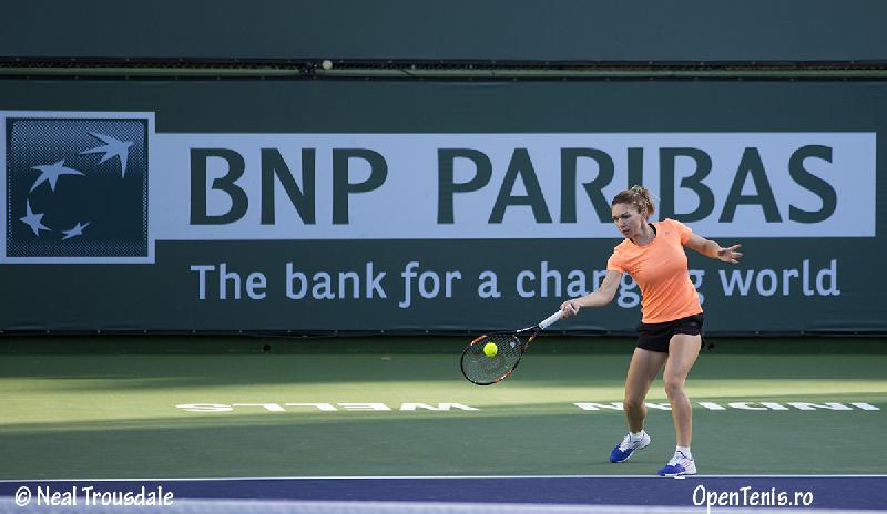 Halep in finala la BNP Paribas Open